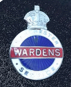 Manchester Wardens Service collar insignia
