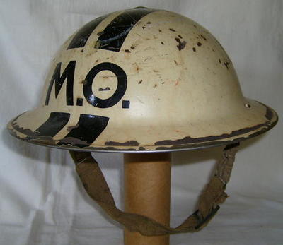 Civil Defence M.O. (Medical Officer) helmet