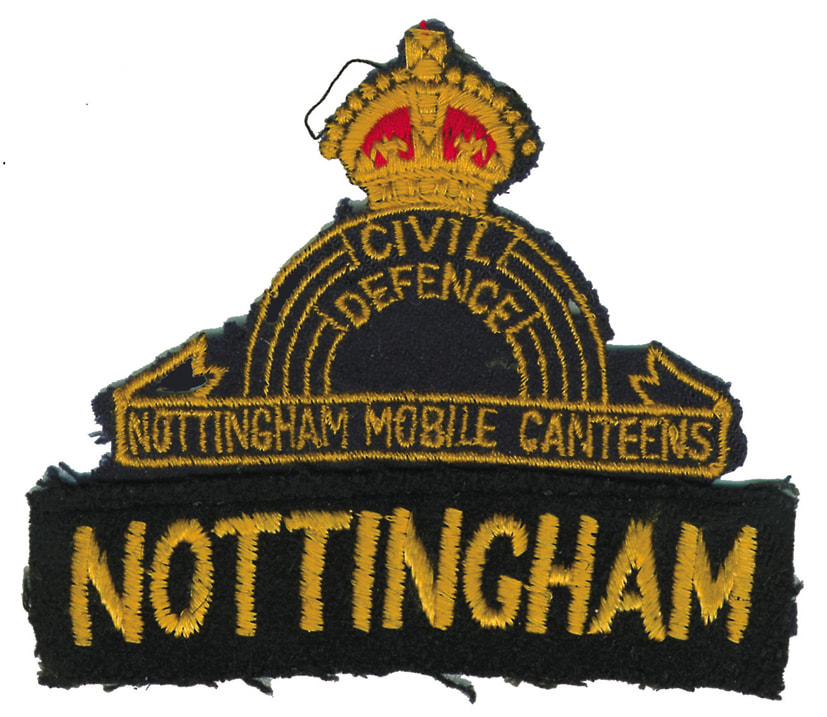 Civil Defence Nottingham  Mobile Canteens badge