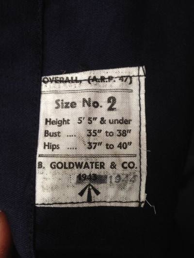Overall Pattern 47 (Women;s Wrapover) Label.
