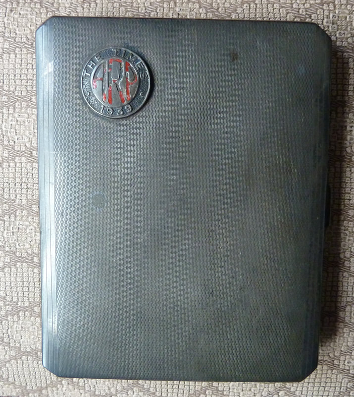 Original The Times ARP Badge Cigarette Case