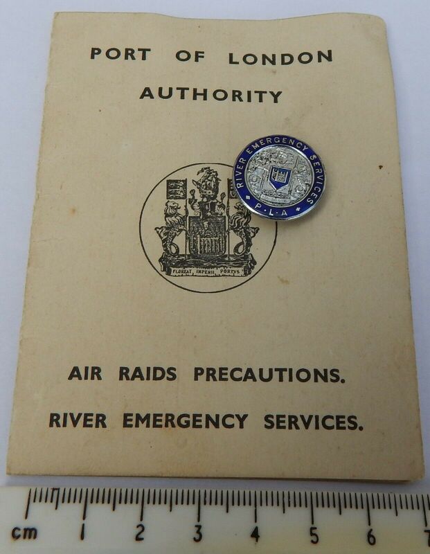 WW2 ARP River Emergency Services ID Card