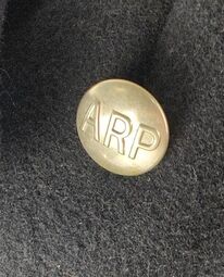 1941 ARP Pattern 70 Ladies' Overcoat ARP Button