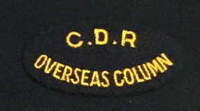 Civil Defence Reserve Overseas Column shoulder title