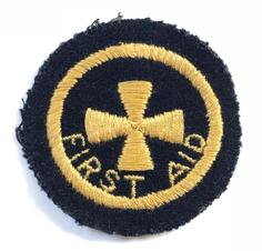 Post-WW2 Civil Defence Corps First Aid badge