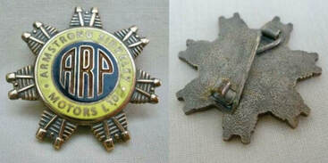 Fake Armstrong Siddeley Motors Ltd ARP Badge (variation)