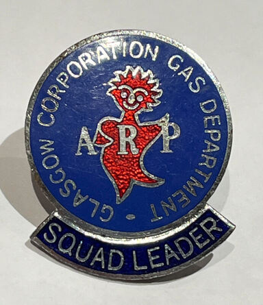Glasgow Corporation Gas ARP Squad Leader Badge