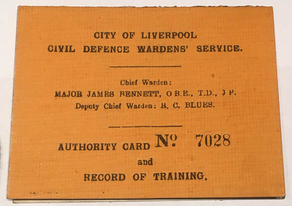 City of Liverpool CD Wardens' Service Authority Card