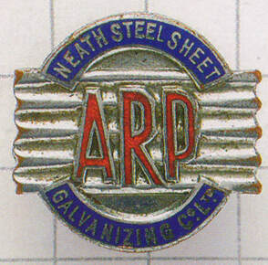 Neath Steel Sheet Galvanising Co. Ltd. ARP badge