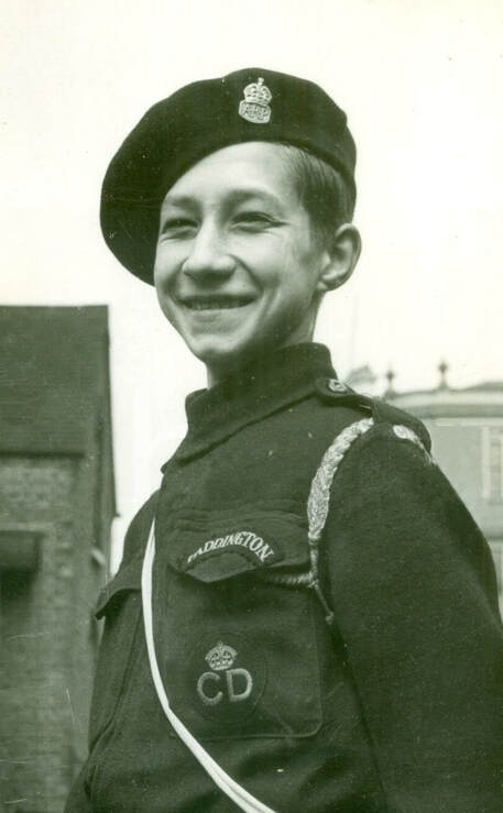 Cadet with Paddington title on pocket