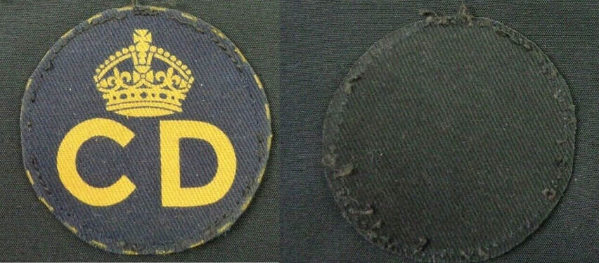 WW2 Printed Civil Defence Breast Badge