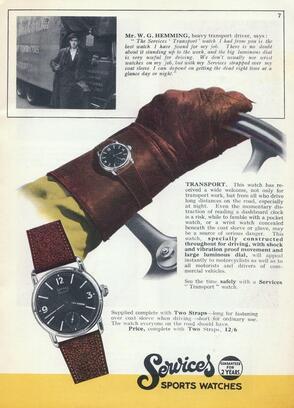 Services Watch Company – Transport watch advertisement