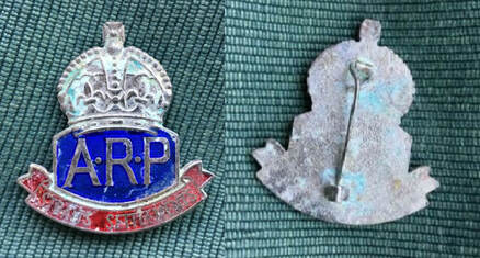 Fake WW2 Straits Settlements ARP badge