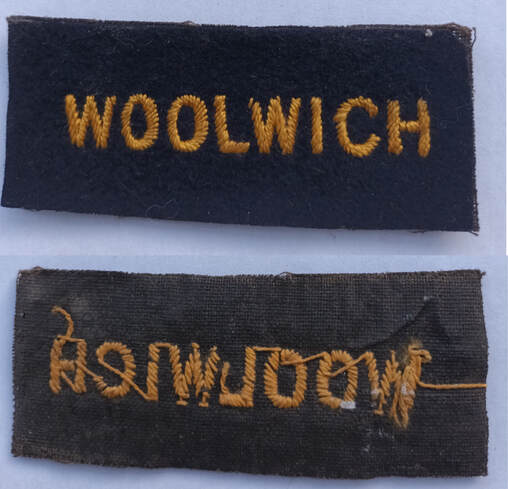 Woolwich Civil Defence Area Title / Marking