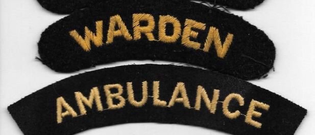 Colour difference between WW2 'gold' colour stitching and Post war Civil Defence Corps 'yellow' stitching.