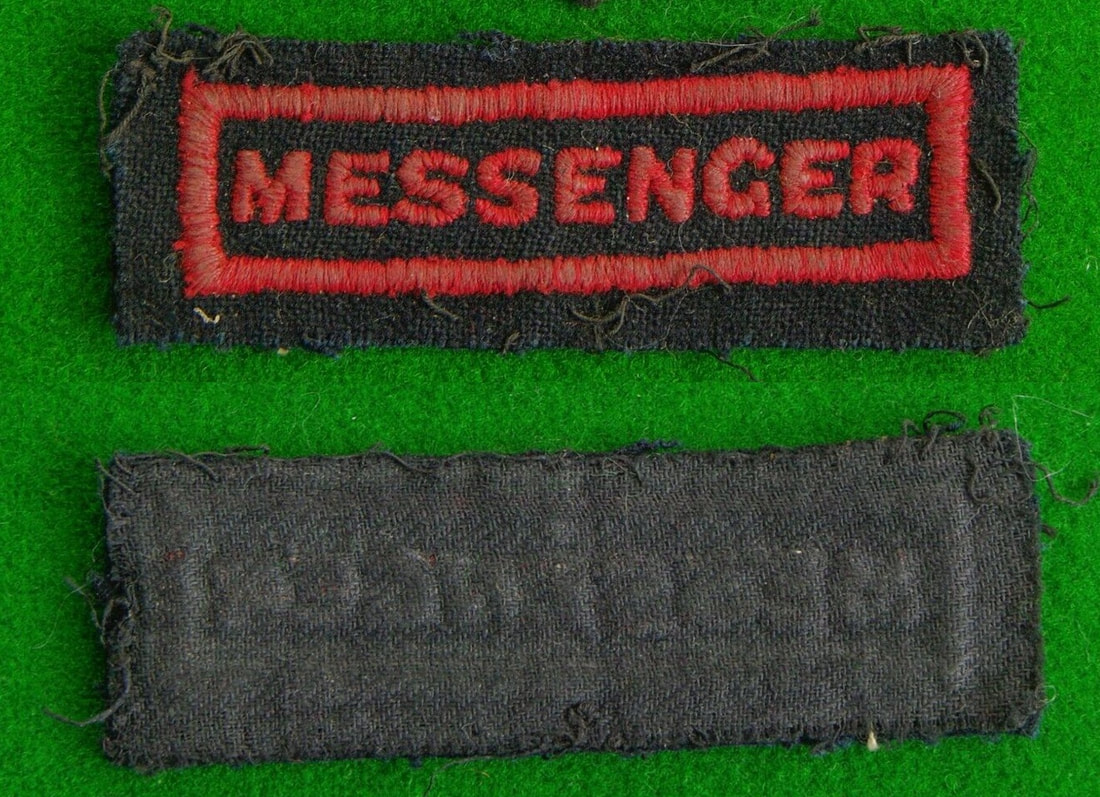 Red Area Title Style MESSENGER Badge