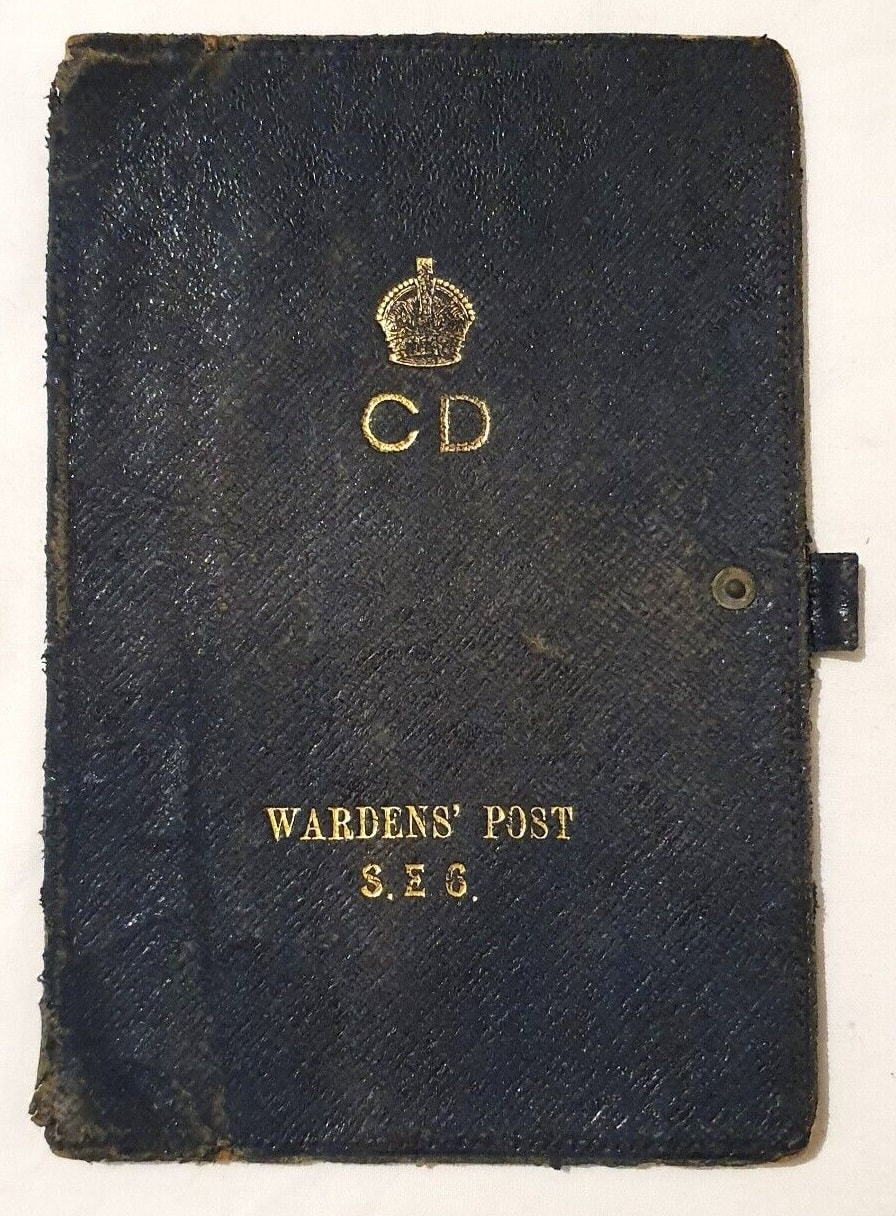 Civil Defence CD Wardens' Post SE6 Wallet