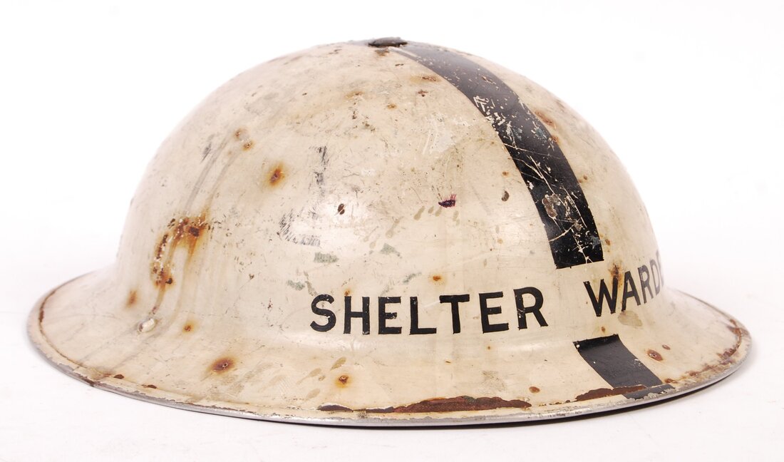 WW2 ARP Shelter Warden Helmet