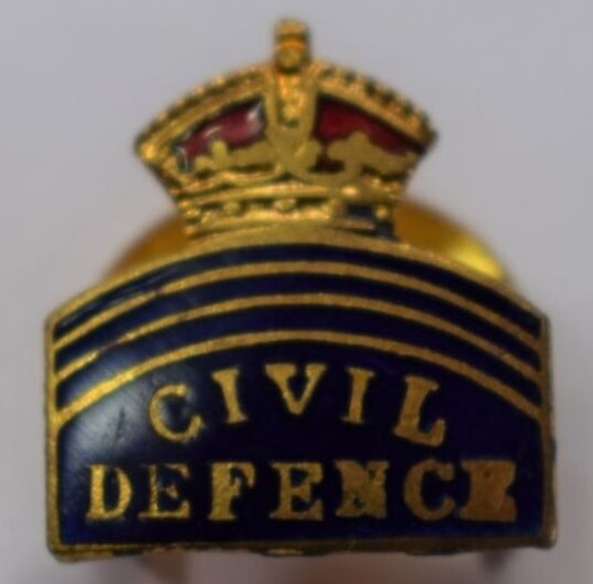 Detail of Small Civil Defence Lapel Badge
