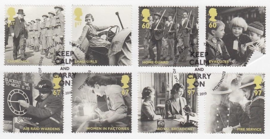 Britain Alone - WW2 Stamps From 2010