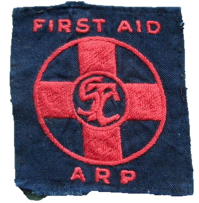 WW2 Standard Telephones & Cables ARP First Aid badge