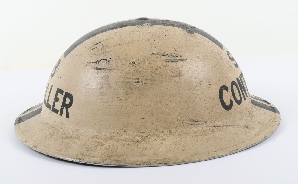 WW2 Civil Defence Sub Controller Helmet (left)