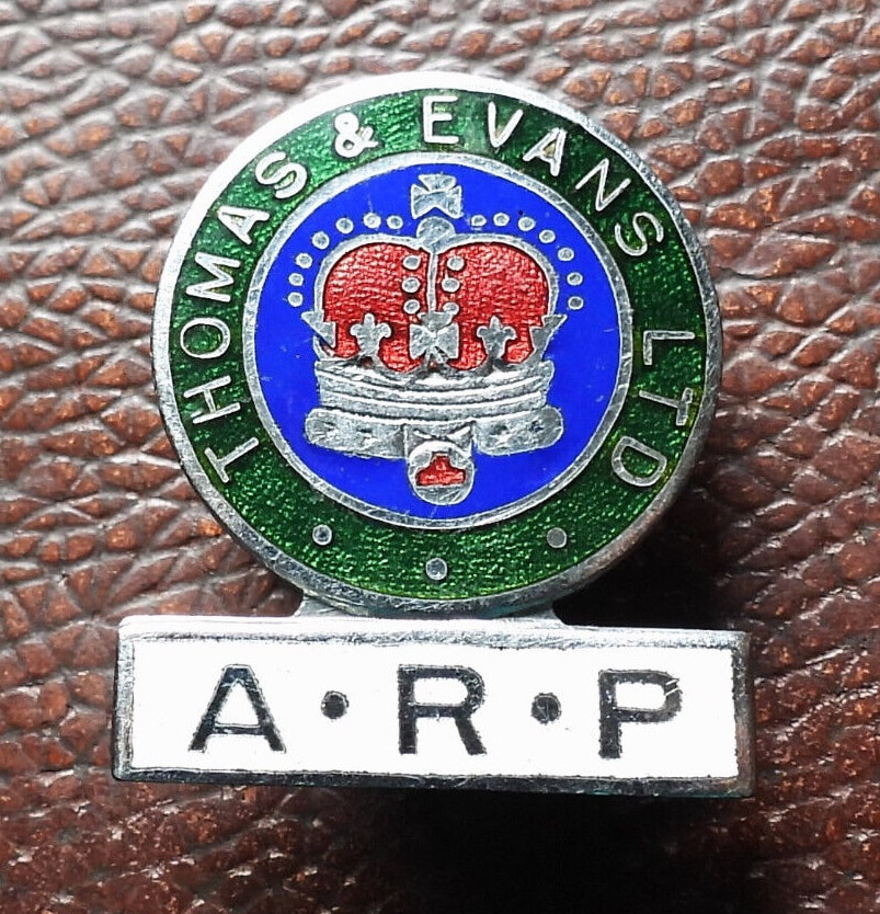 Thomas & Evans Ltd ARP Badge 