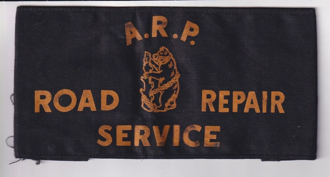 Warwickshire ARP Road Repair Service Armband