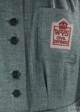 WW2 WVS Civil Defence dress badge